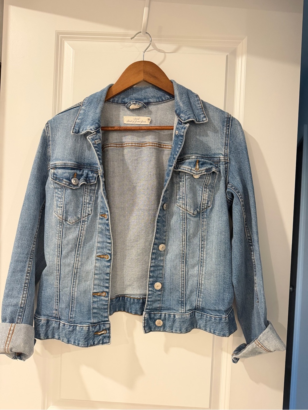 Lucky Brand Light Blue Denim Jean Jacket